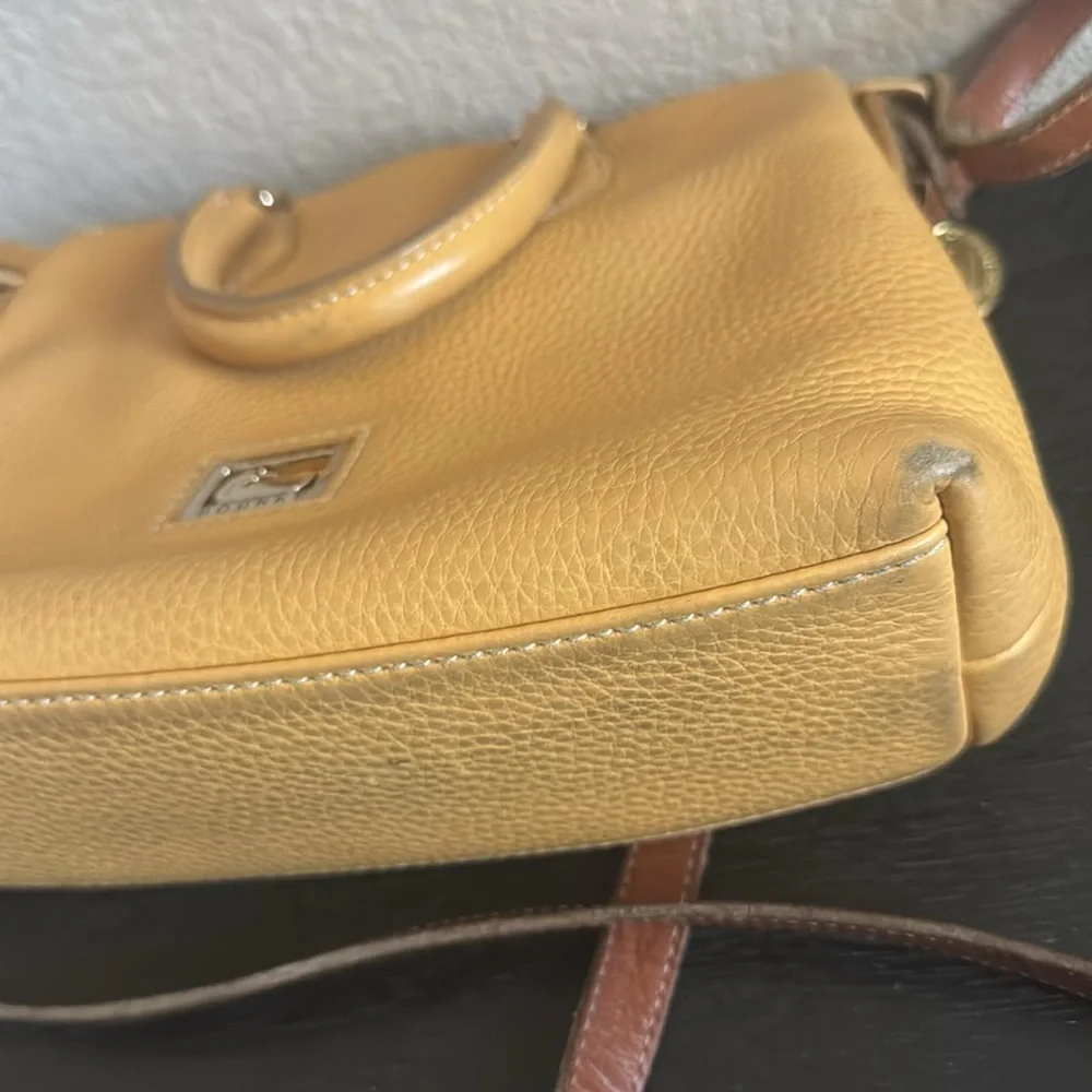 Dooney‎ & Bourke Dillen Crossbody Satchel in Mustard